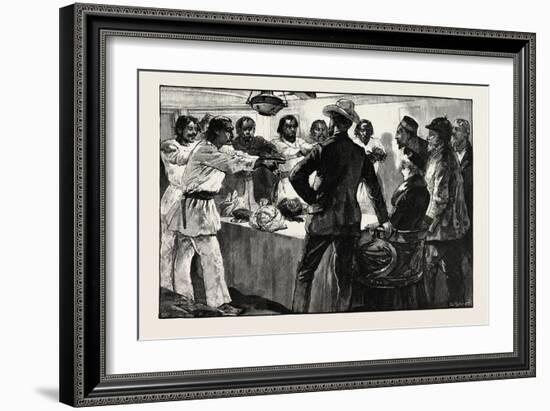 The Effect of His Speech Was to Cause the Whole of Them to Extend their Arms Towards Us with the Fo-William Heysham Overend-Framed Giclee Print