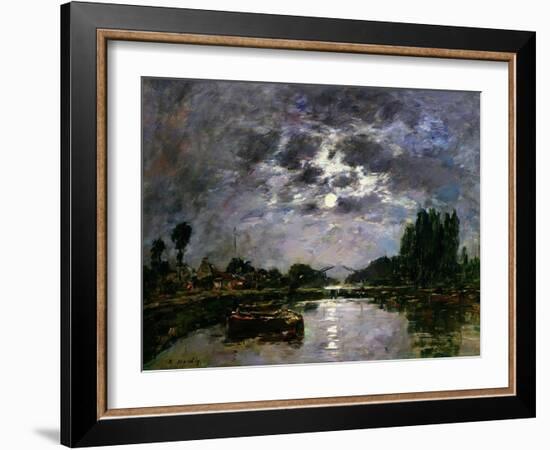 The Effect of the Moon, 1891-Eugène Boudin-Framed Giclee Print