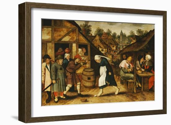 The Egg Dance-Pieter Bruegel the Elder-Framed Giclee Print