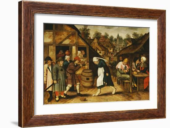 The Egg Dance-Pieter Bruegel the Elder-Framed Giclee Print