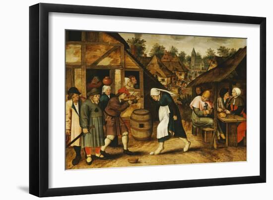 The Egg Dance-Pieter Bruegel the Elder-Framed Giclee Print