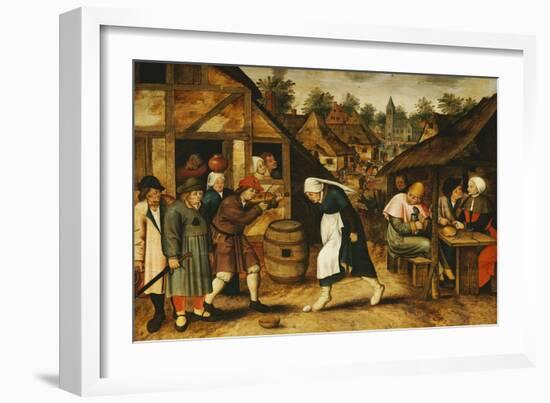 The Egg Dance-Pieter Bruegel the Elder-Framed Giclee Print