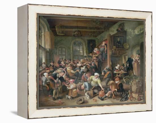 The Egg Dance-Jan Havicksz. Steen-Framed Premier Image Canvas