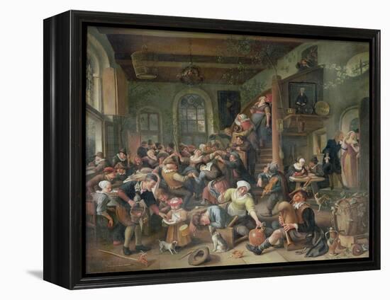 The Egg Dance-Jan Havicksz. Steen-Framed Premier Image Canvas