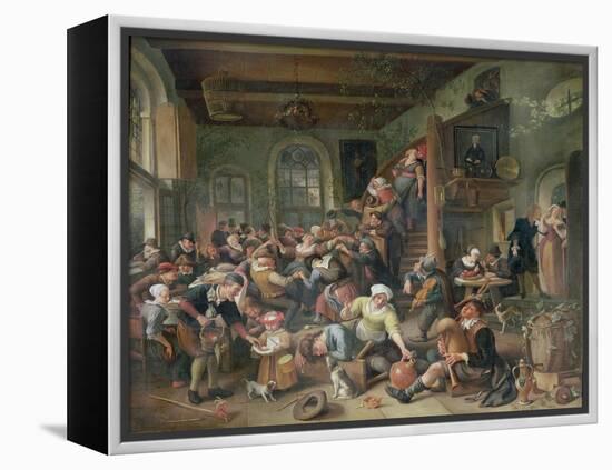 The Egg Dance-Jan Havicksz. Steen-Framed Premier Image Canvas