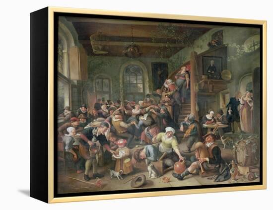 The Egg Dance-Jan Havicksz. Steen-Framed Premier Image Canvas