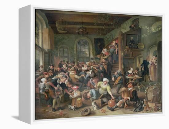 The Egg Dance-Jan Havicksz. Steen-Framed Premier Image Canvas