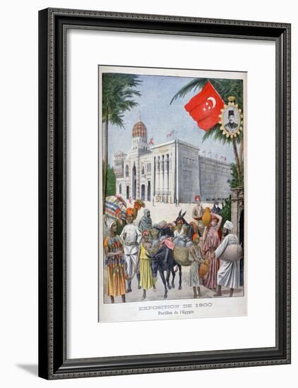 The Egyptian Pavilion at the Universal Exhibition of 1900, Paris, 1900-null-Framed Giclee Print