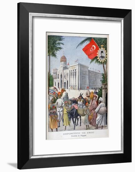 The Egyptian Pavilion at the Universal Exhibition of 1900, Paris, 1900-null-Framed Giclee Print