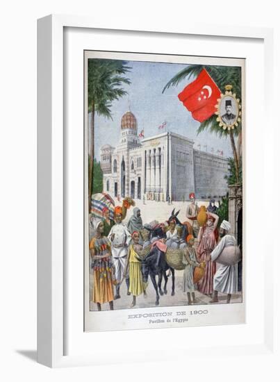 The Egyptian Pavilion at the Universal Exhibition of 1900, Paris, 1900-null-Framed Giclee Print