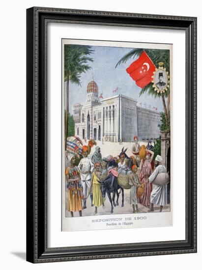 The Egyptian Pavilion at the Universal Exhibition of 1900, Paris, 1900-null-Framed Giclee Print