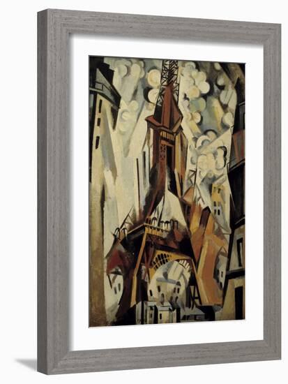 The Eiffel Tower, 1910-Robert Delaunay-Framed Art Print