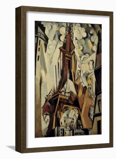 The Eiffel Tower, 1910-Robert Delaunay-Framed Art Print