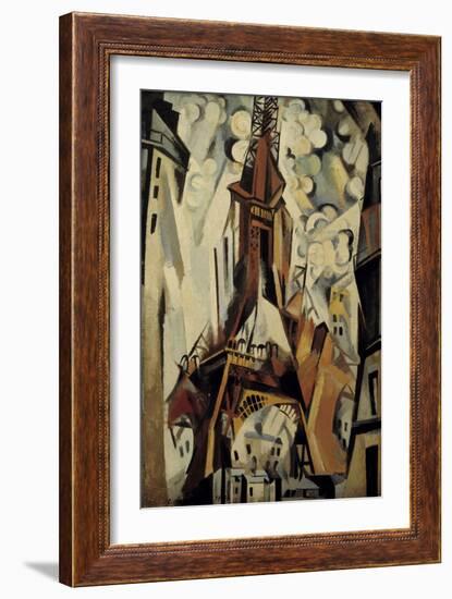 The Eiffel Tower, 1910-Robert Delaunay-Framed Art Print