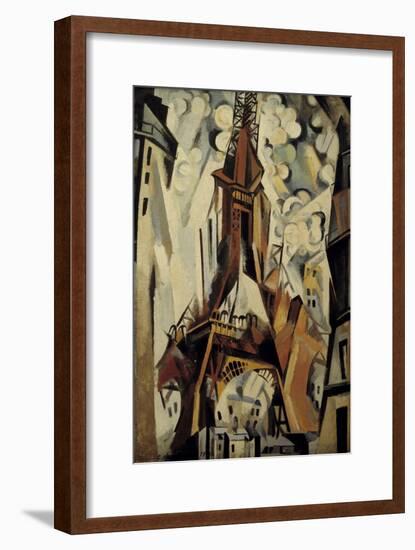 The Eiffel Tower, 1910-Robert Delaunay-Framed Art Print