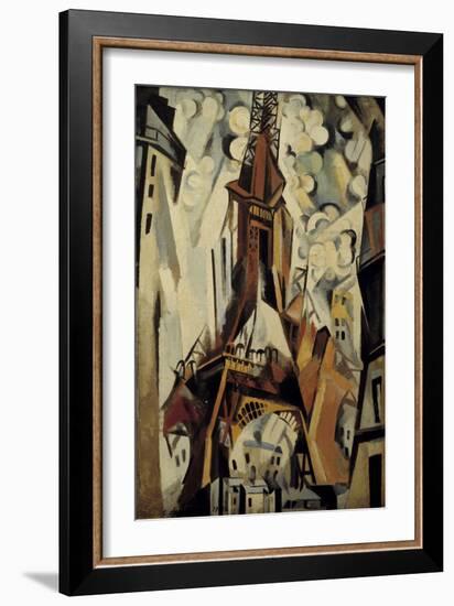 The Eiffel Tower, 1910-Robert Delaunay-Framed Art Print