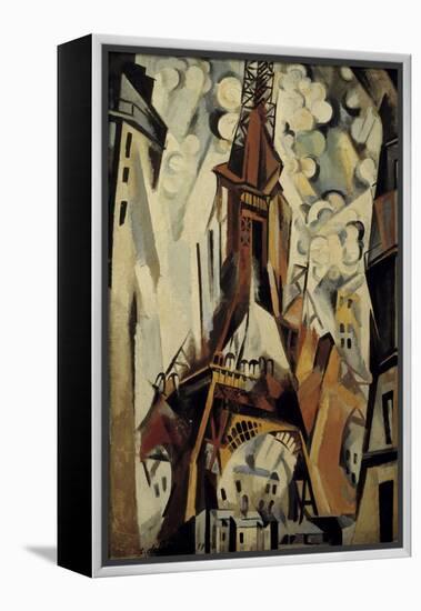 The Eiffel Tower, 1910-Robert Delaunay-Framed Stretched Canvas