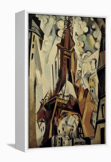 The Eiffel Tower, 1910-Robert Delaunay-Framed Stretched Canvas