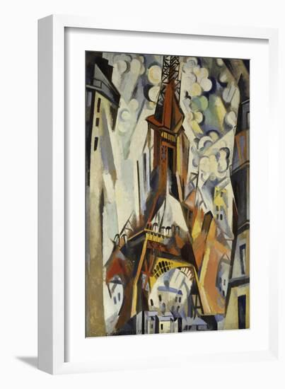 The Eiffel Tower, 1910-Robert Delaunay-Framed Giclee Print