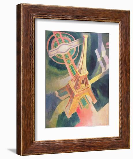 The Eiffel Tower, 1928-Robert Delaunay-Framed Giclee Print