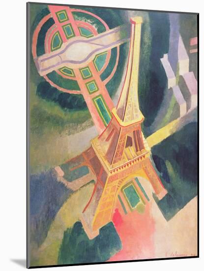 The Eiffel Tower, 1928-Robert Delaunay-Mounted Giclee Print