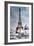 The Eiffel Tower and 'Globe Celeste' at the 1900 World Exposition-null-Framed Photo