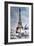 The Eiffel Tower and 'Globe Celeste' at the 1900 World Exposition-null-Framed Photo