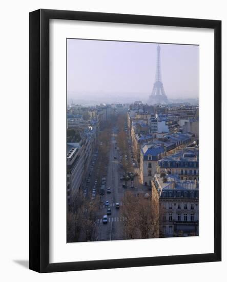 The Eiffel Tower from the Arc De Triomphe, Paris, France, Europe-Martin Child-Framed Photographic Print