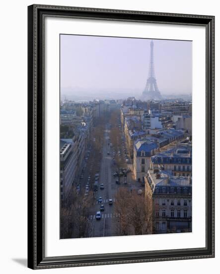 The Eiffel Tower from the Arc De Triomphe, Paris, France, Europe-Martin Child-Framed Photographic Print