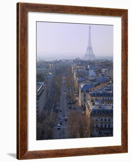 The Eiffel Tower from the Arc De Triomphe, Paris, France, Europe-Martin Child-Framed Photographic Print