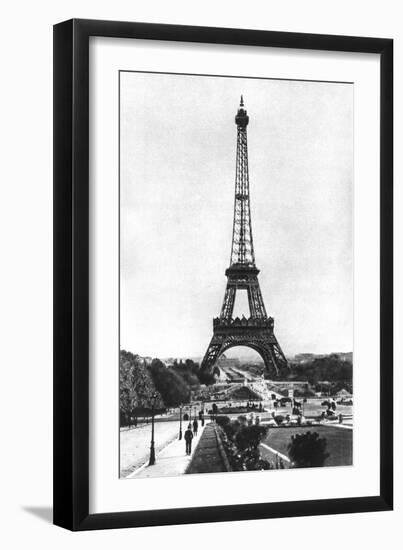 The Eiffel Tower from Trocadero, Paris, 1931-Ernest Flammarion-Framed Giclee Print