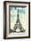 The Eiffel Tower in Paris, France. Instagram Style Filter-Zoom-zoom-Framed Photographic Print