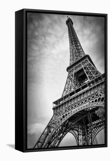 The Eiffel Tower In Paris-Giancarlo Liguori-Framed Stretched Canvas