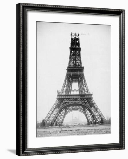 The Eiffel Tower, November 23, 1888-Louis-Emile Durandelle-Framed Art Print