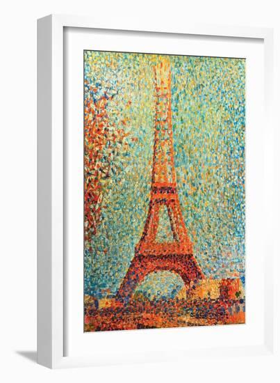 The Eiffel Tower-Georges Seurat-Framed Art Print