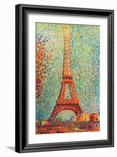 The Eiffel Tower-Georges Seurat-Framed Art Print