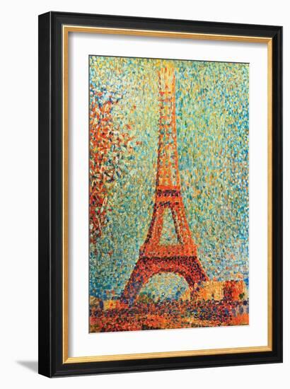 The Eiffel Tower-Georges Seurat-Framed Art Print