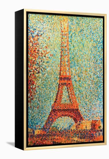 The Eiffel Tower-Georges Seurat-Framed Stretched Canvas