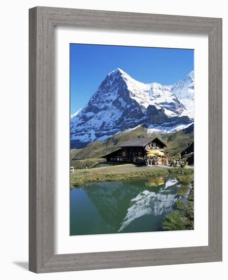The Eiger, Kleine Scheidegg, Bernese Oberland, Swiss Alps, Switzerland-Hans Peter Merten-Framed Photographic Print
