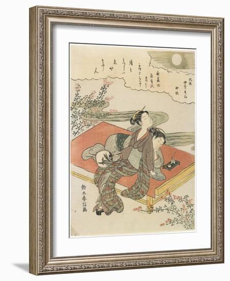 The Eighth Month, C. 1768-Suzuki Harunobu-Framed Giclee Print