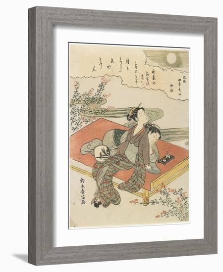 The Eighth Month, C. 1768-Suzuki Harunobu-Framed Giclee Print