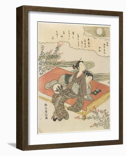 The Eighth Month, C. 1768-Suzuki Harunobu-Framed Giclee Print