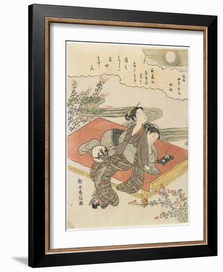 The Eighth Month, C. 1768-Suzuki Harunobu-Framed Giclee Print