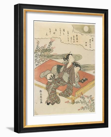 The Eighth Month, C. 1768-Suzuki Harunobu-Framed Giclee Print