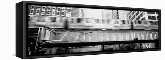 The El Elevated Train Chicago Il-null-Framed Premier Image Canvas