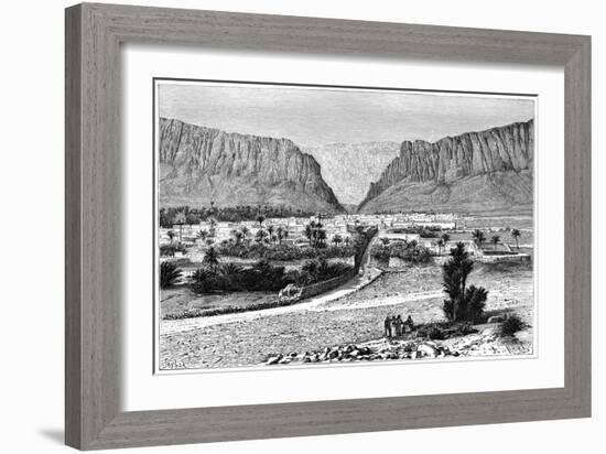 The El-Kantara Gorge, Tunisia, 1895-Armand Kohl-Framed Giclee Print