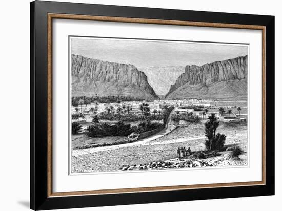 The El-Kantara Gorge, Tunisia, 1895-Armand Kohl-Framed Giclee Print