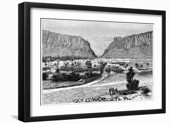 The El-Kantara Gorge, Tunisia, 1895-Armand Kohl-Framed Giclee Print