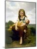 The Elder Sister, 1869 (Oil on Canvas)-William-Adolphe Bouguereau-Mounted Giclee Print