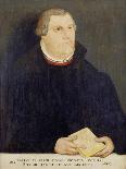 Portrait of Martin Luther, 1568-Lucas Cranach, the Elder (Studio of)-Mounted Giclee Print